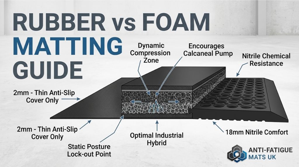 Rubber vs Foam Anti-Fatigue Mats