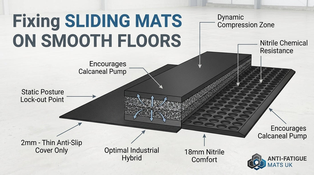 How to Stop an Anti-Fatigue Mat Sliding on a Smooth Floor