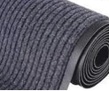 Black Rib Scrape Needle Punch Polyester Carpet Mat PVCBacking Entrance & Door