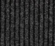 Black Rib Scrape Needle Punch Polyester Carpet Mat PVCBacking Entrance & Door