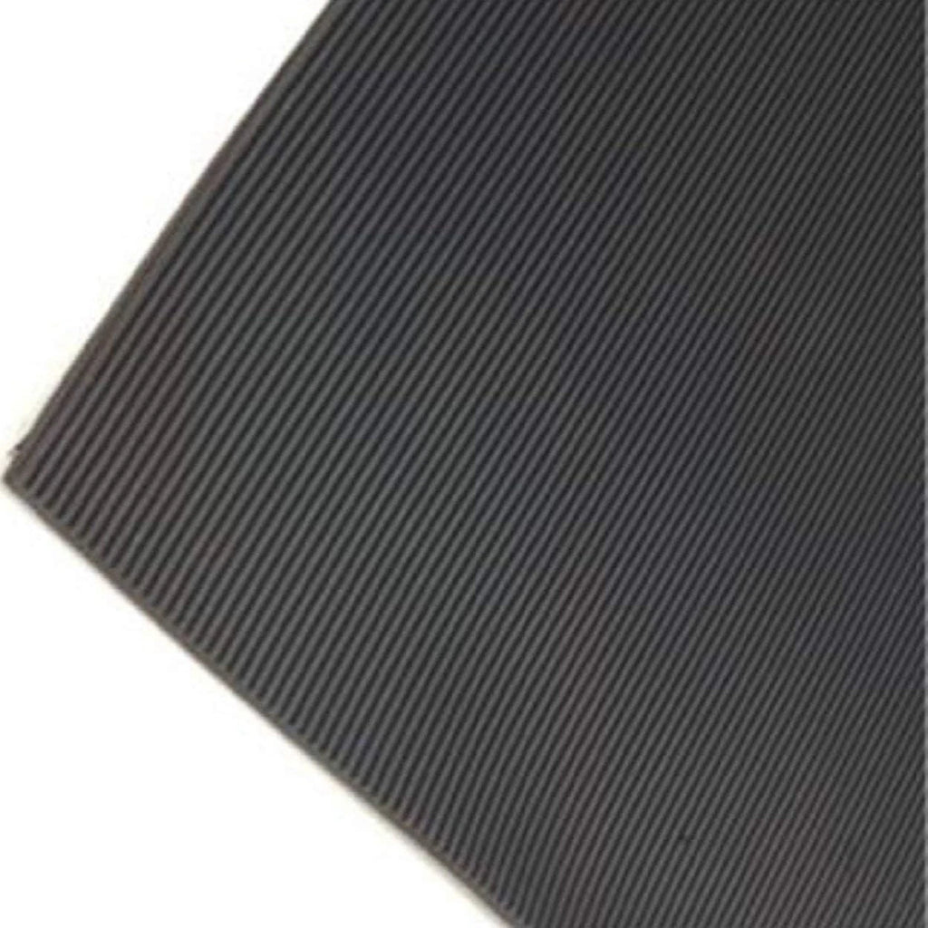 Fine Ribbed Rubber Roll Flooring Matting - 3mm Thick - 2m Wide -Up to 15m Length