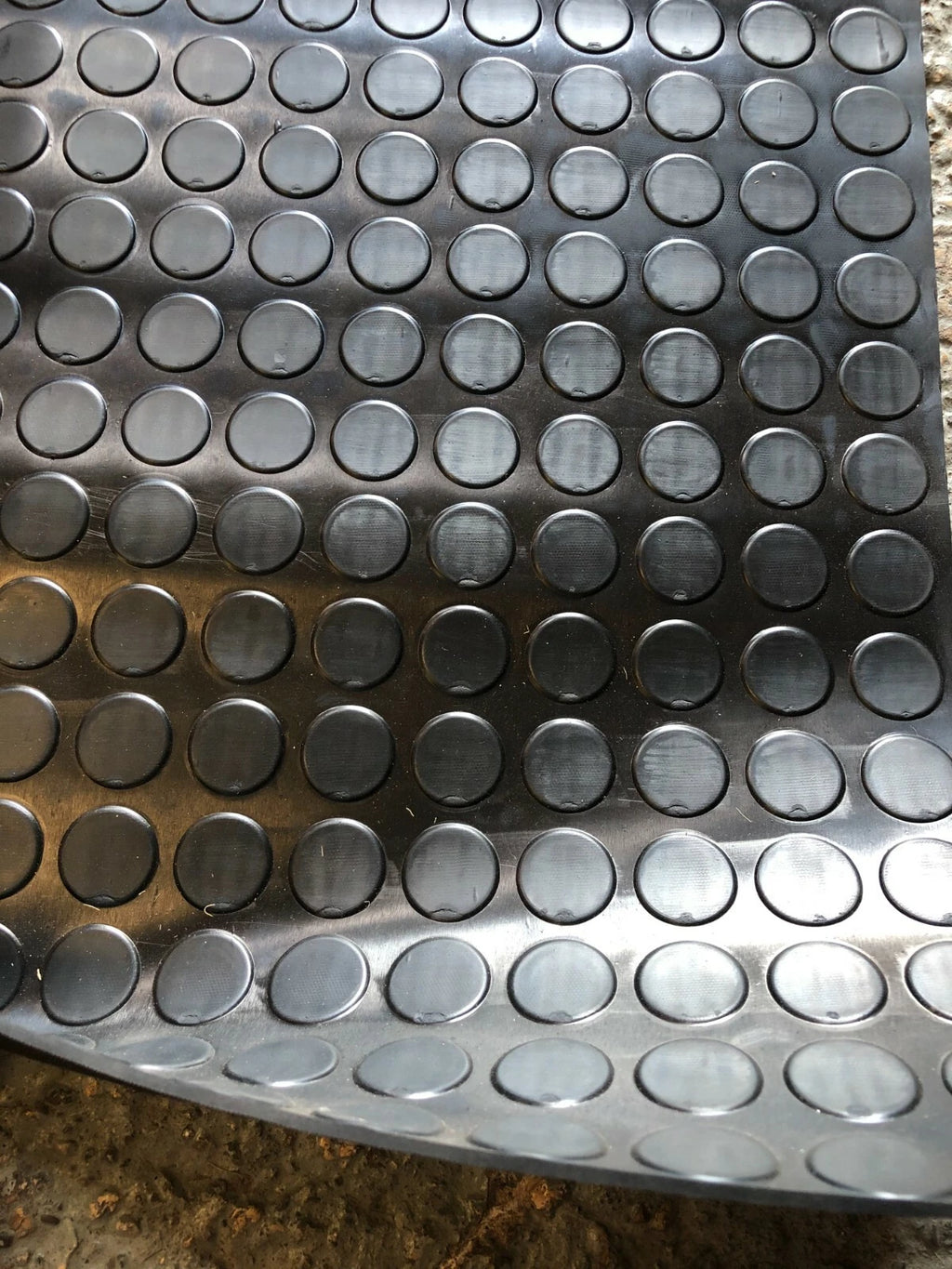 RUBBER FLOOR MATTING COIN/ PENNY TOP 3.5MM 5MM WIDE SIZE 1.2m, 1.5m, 1.8m, 2m