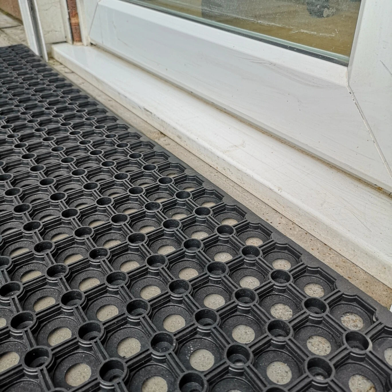 Door Mat Heavy Duty Rubber Non-Slip Weatherproof Entrance Safety Mats | 6 Sizes