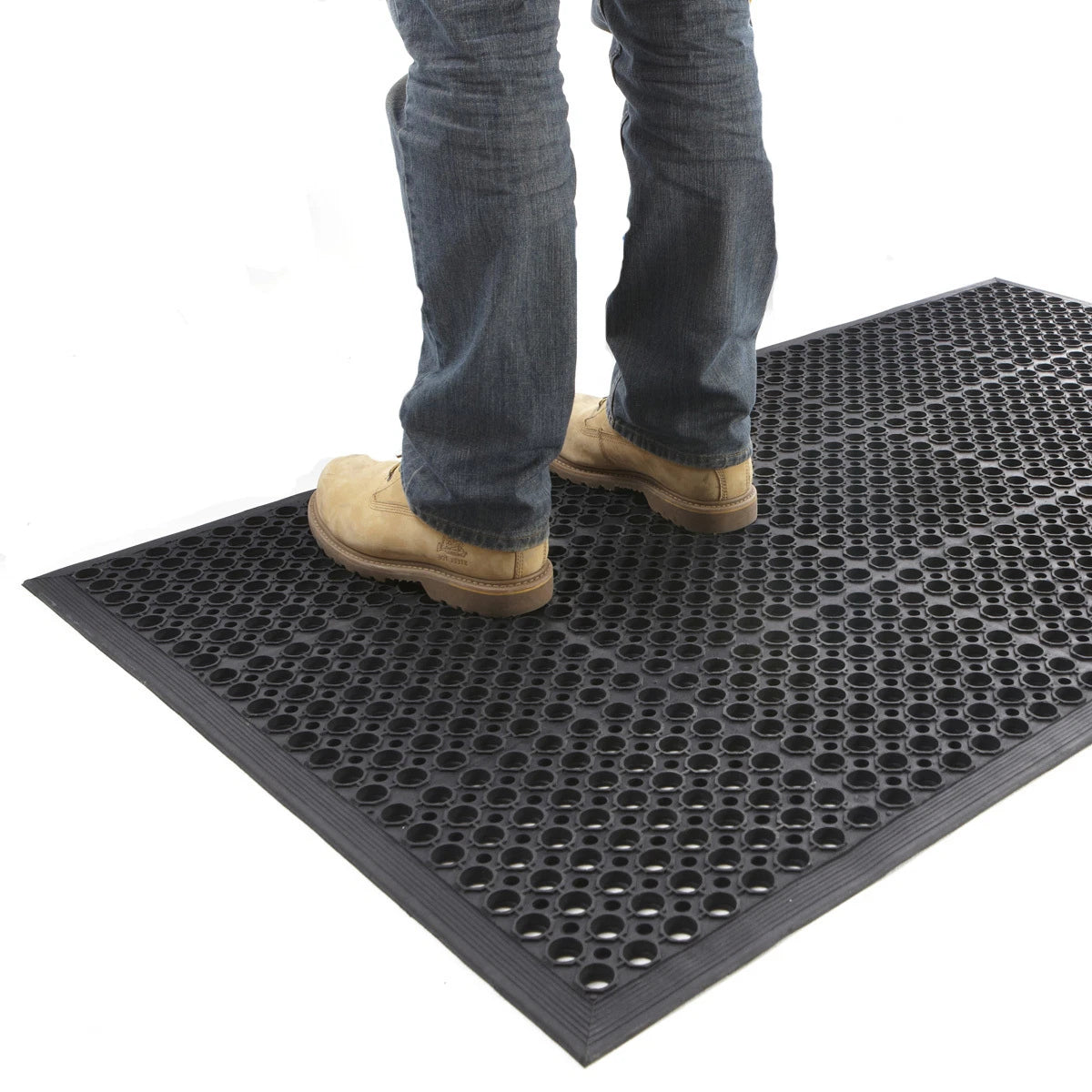 NONE SLIP Entrance Door Mat 600mm x 900mm Anti Fatigue Rubber Safety Shop Home