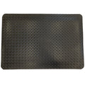 Anti Fatigue Mat - Comfort Foam Backing -90cm x 60cm - Checker Surface