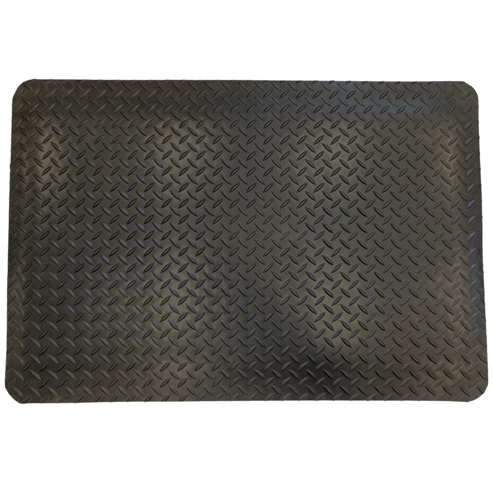 Anti Fatigue Mat - Comfort Foam Backing -90cm x 60cm - Checker Surface