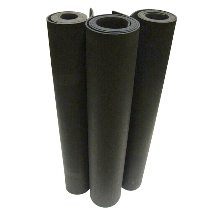 Smooth Rubber Roll Flooring Matting - 5mm Thick - 1.5m Wide - Up To 15M Length