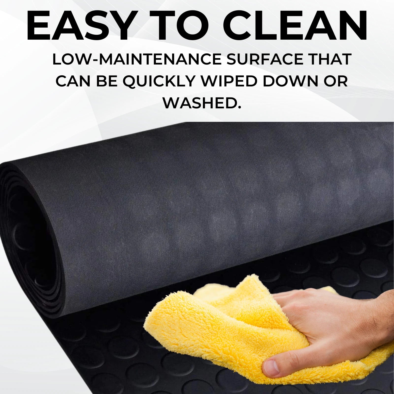 Coin Rubber Roll Flooring | 3mm Thick | 1.8m Wide | Up to 15m Length
