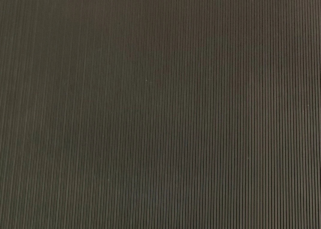 Anti Slip FINE Ribbed Rubber Flooring Matting 1.2 m wide, 3 mm Thick Any length