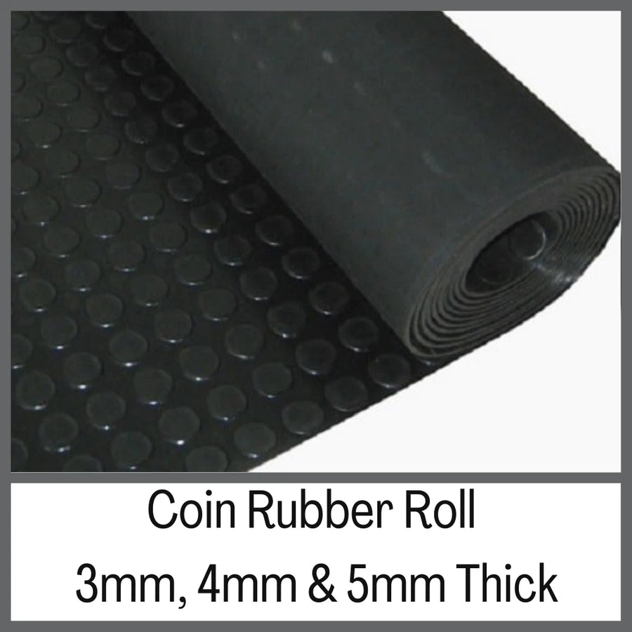 Rubber Flooring Roll For Work Shop Gym Van Garage Vehicle Floor Office | 1-5M