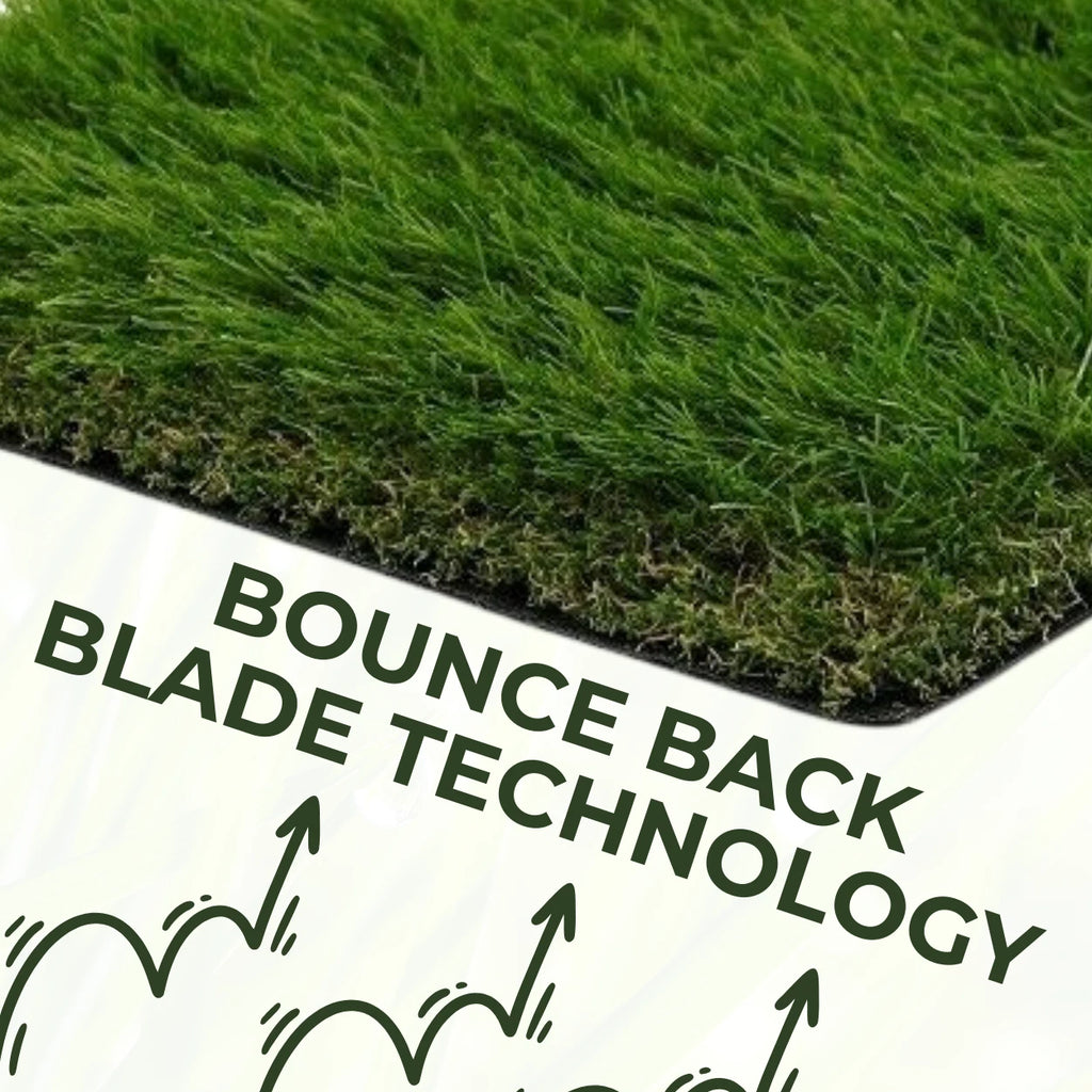 Cheap Artificial Grass Offcut Roll End Clearance Deal 30mm Thick Fake Lawn Turf