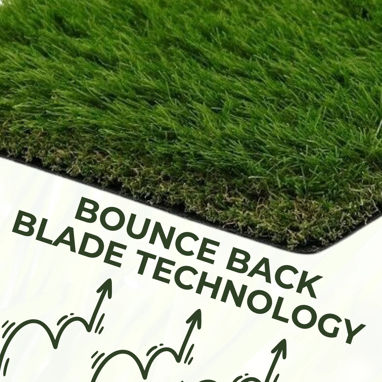 Cheap Artificial Grass Offcut Roll End Clearance Deal 30mm Thick Fake Lawn Turf