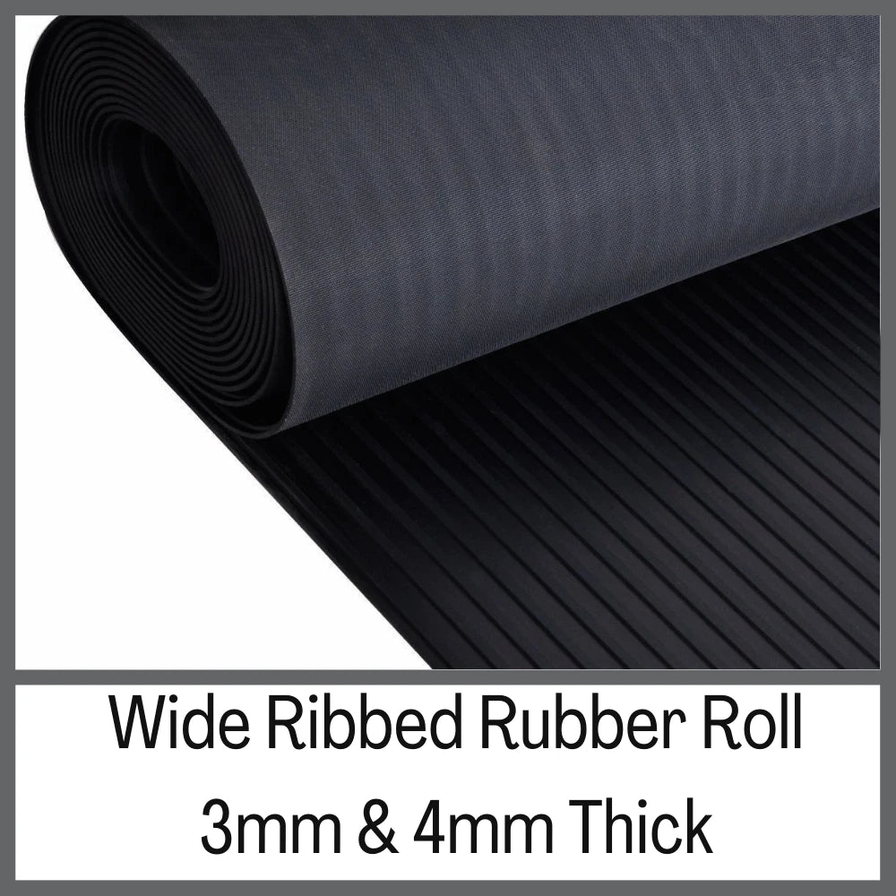 Rubber Flooring Roll For Work Shop Gym Van Garage Vehicle Floor Office | 1-5M