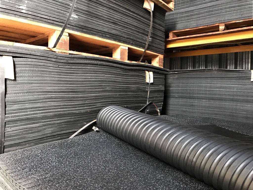 Rubber Stable mats, 12mmx6ftx4ft Amoeba Top Design Special Price