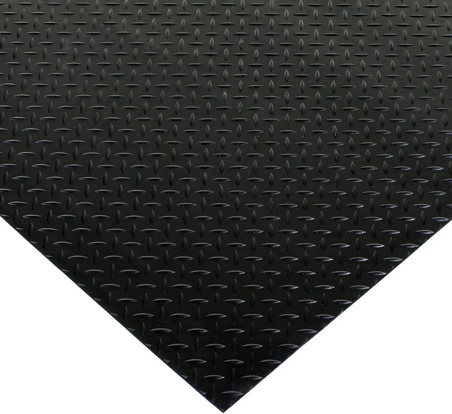 Rubber Flooring Matting Diamond Roll Heavy-Duty Non-Slip Garage Van Shed Car
