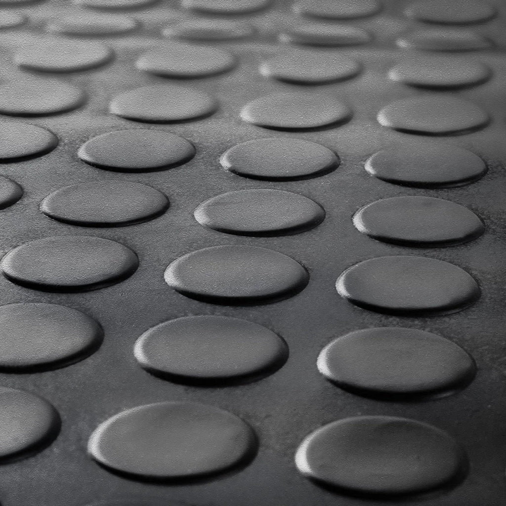 Coin Pattern 3M x 1.8M Rubber Flooring | Van, Garage, Shed Mat Roll