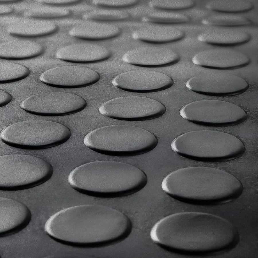 Coin Pattern 3M x 1.8M Rubber Flooring | Van, Garage, Shed Mat Roll