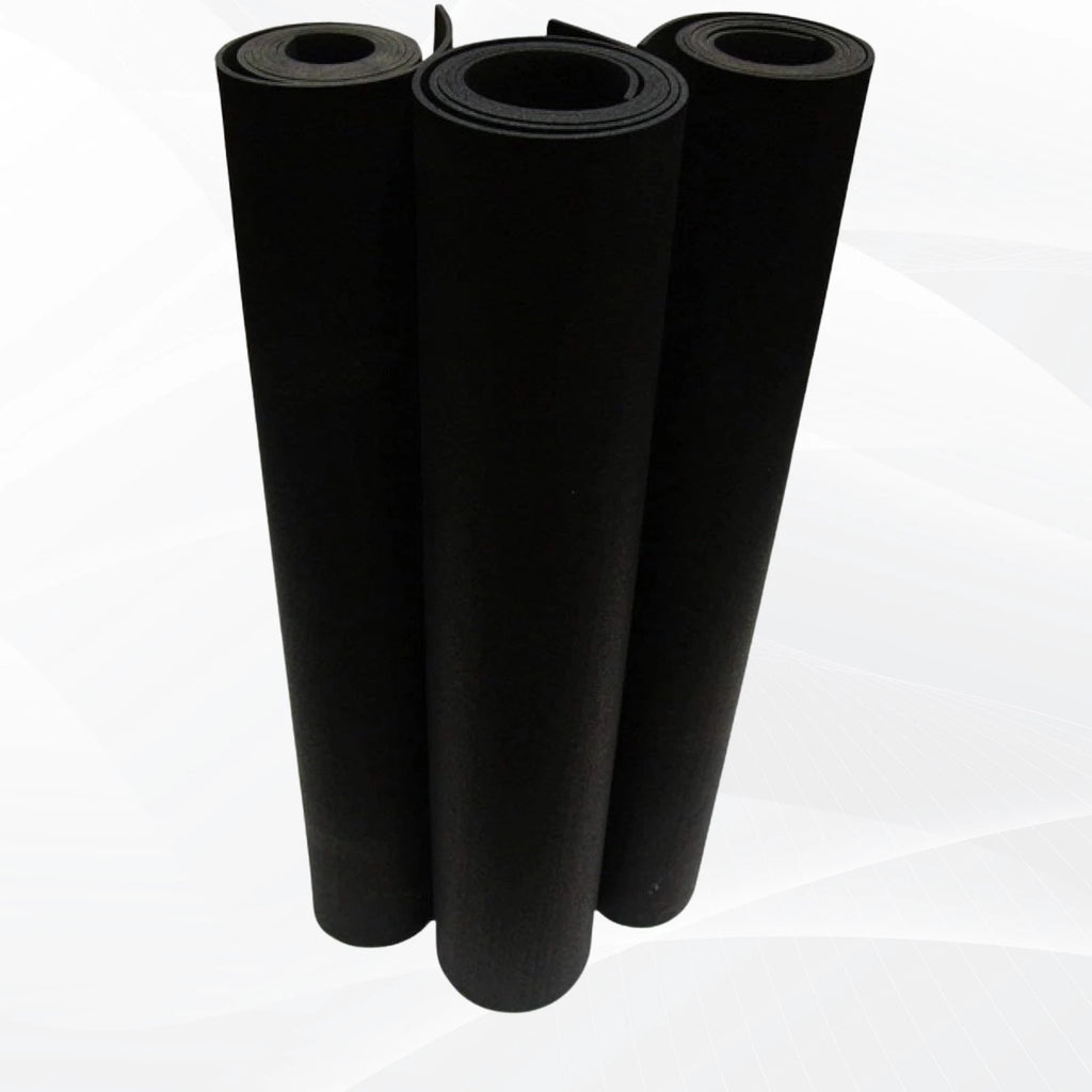 Coin Rubber Roll Flooring Matting - 4mm Thick - 1m Wide - Up to 15m Length
