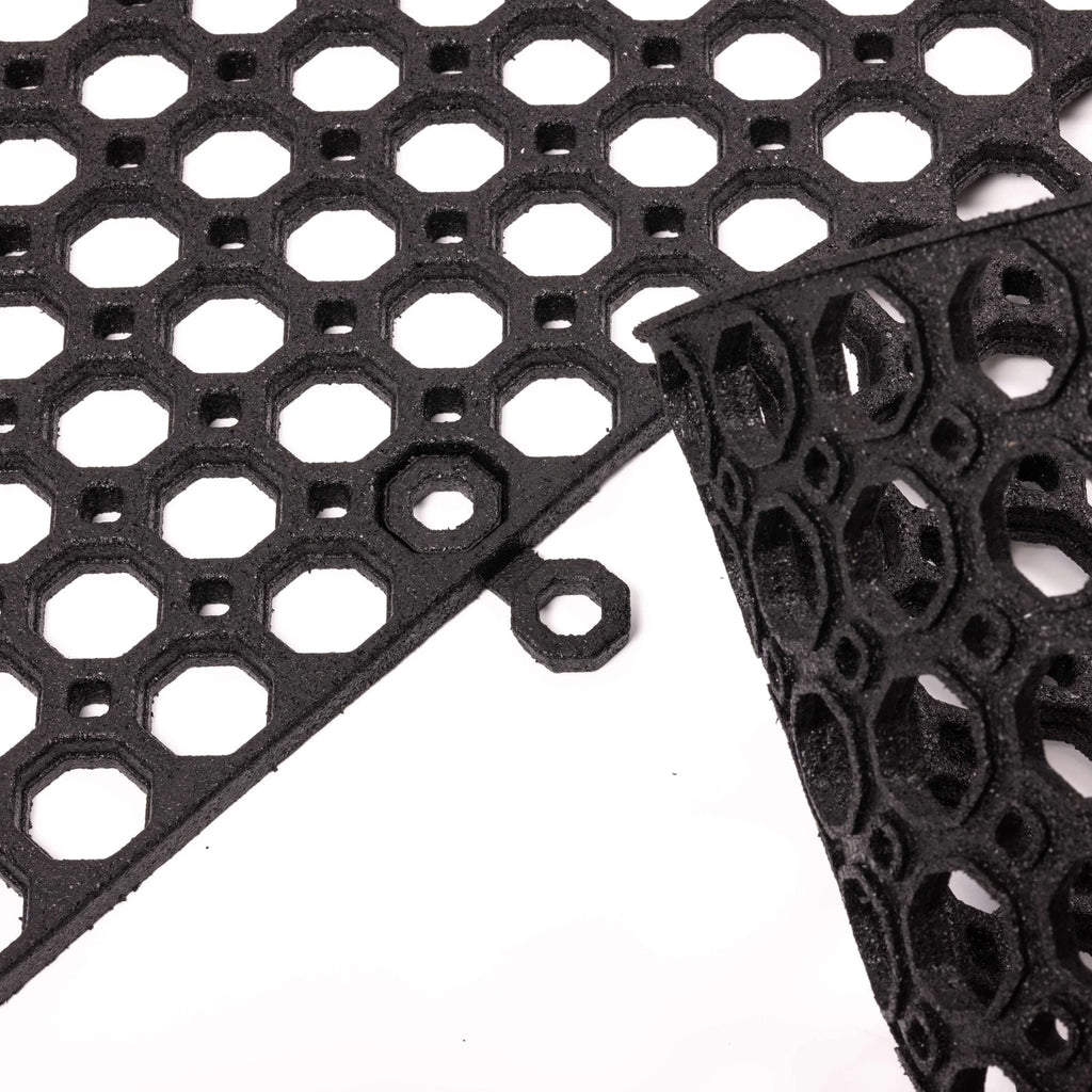 Anti-Fatigue Rubber Indoor & Outdoor Entrance Door Mat Workshop 4 Sizes Non-Slip