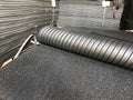 Rubber Gym mats, Indoor or Outdoor Flooring 12mm(6x4ft)Foot Amoeba Top Design