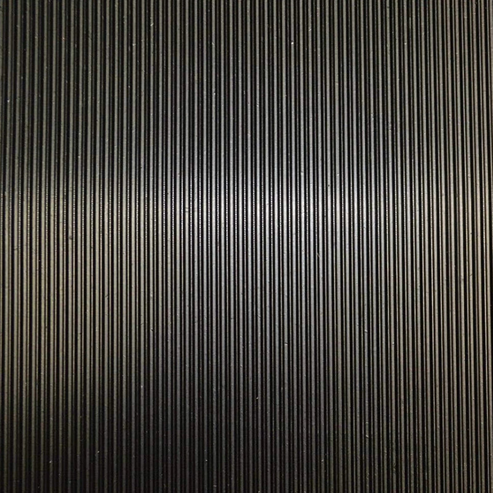 Fine Ribbed Rubber Roll Flooring Matting - 3mm Thick - 1m Wide -Up to 15m Length