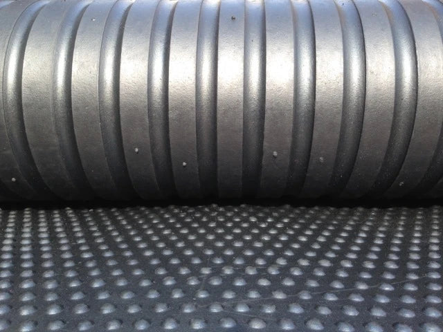3 Pack Bubble Top Rubber Stable Matting 6ft x 4ft 18 mm Horse Mats