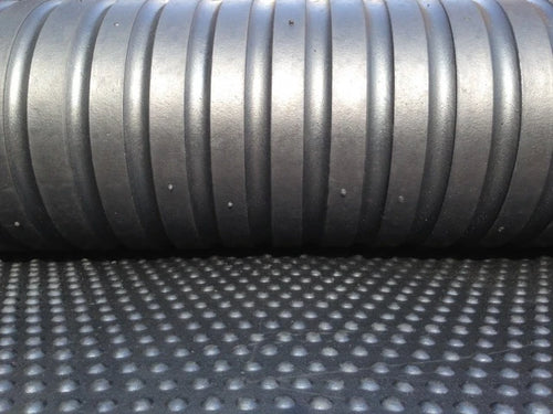 3 Pack Bubble Top Rubber Stable Matting 6ft x 4ft 18 mm Horse Mats