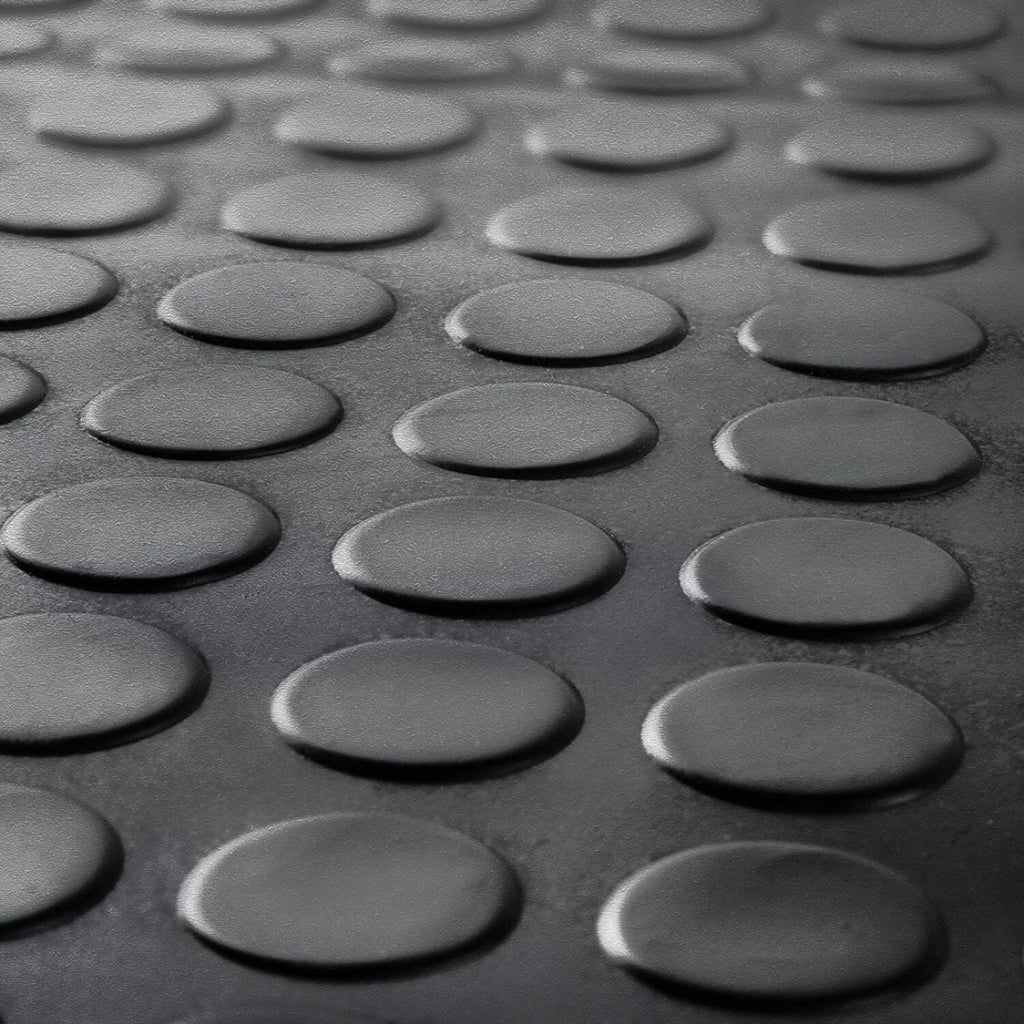 Coin Rubber Roll Flooring | 3mm Thick | 1.5m Wide | Up to 15m Length