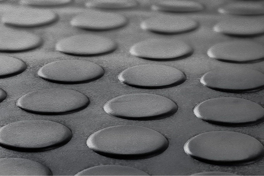 Coin Rubber Roll Flooring Matting | 3mm Thick | 1.2m Wide | Up to 15m Length