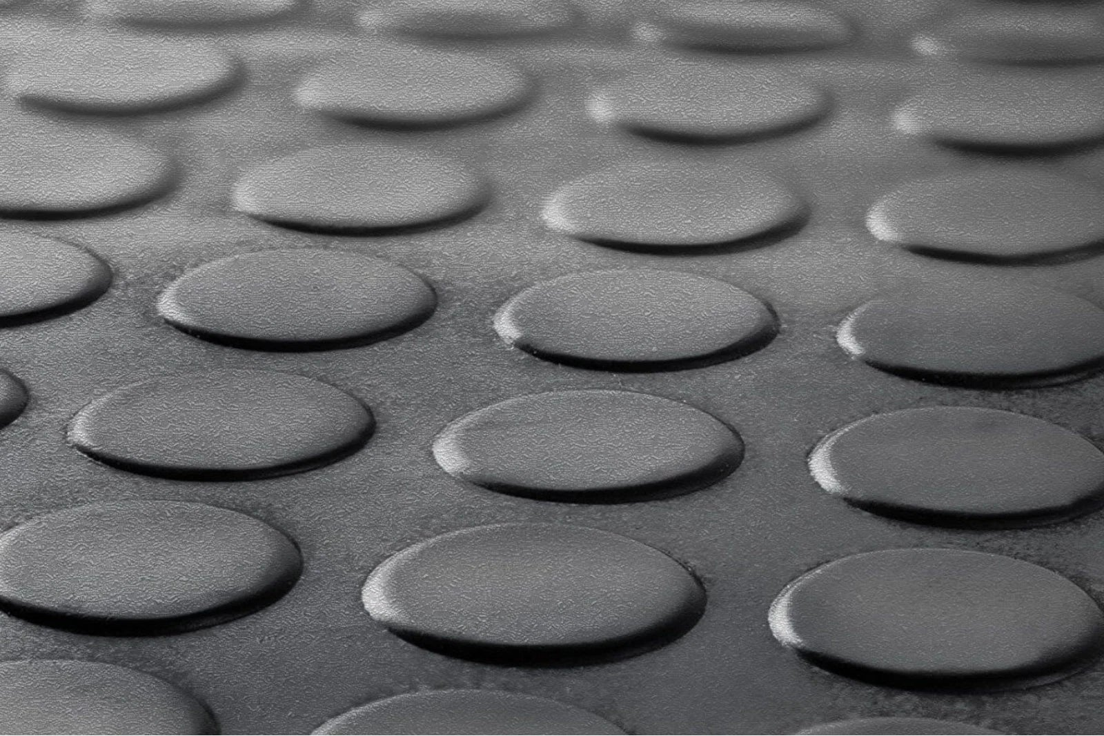 Coin Rubber Roll Flooring Matting | 3mm Thick | 1.2m Wide | Up to 15m Length