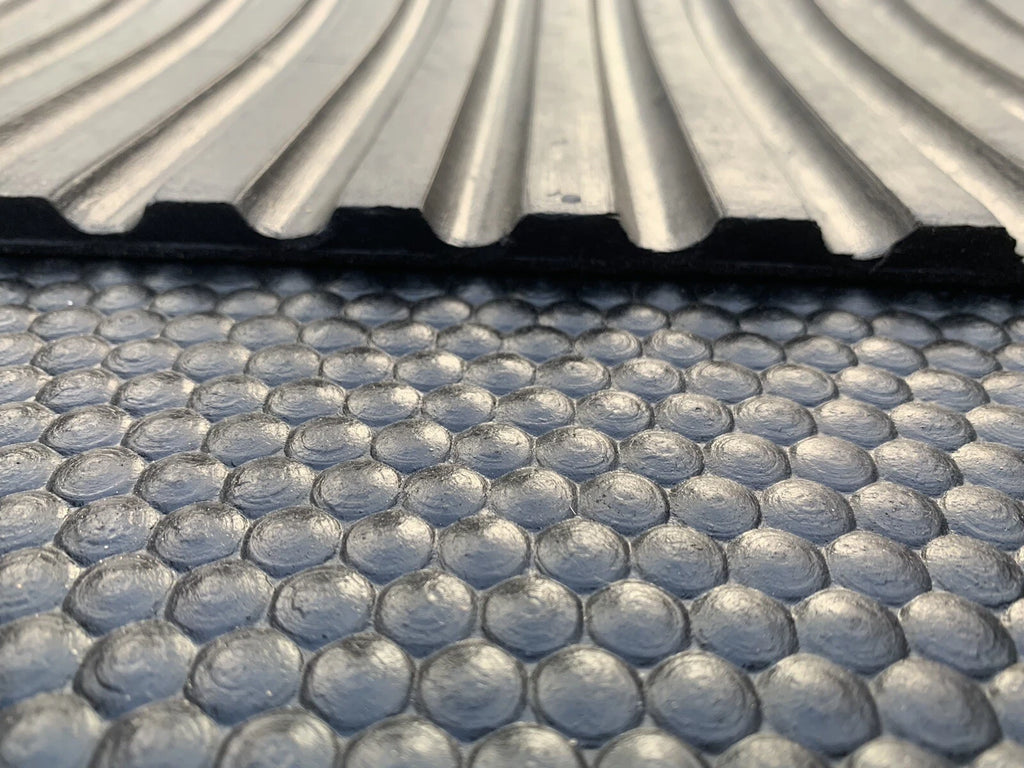Gym Soiled Rubber Flooring mat, 12mm Thickness (6ft x 4ft)Heavy Duty Large, 26kg