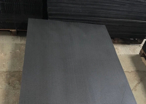 18mm Rubber Floor mat, Heavy Duty Flooring (6ft x 4ft) Hammer Top Sound Proof