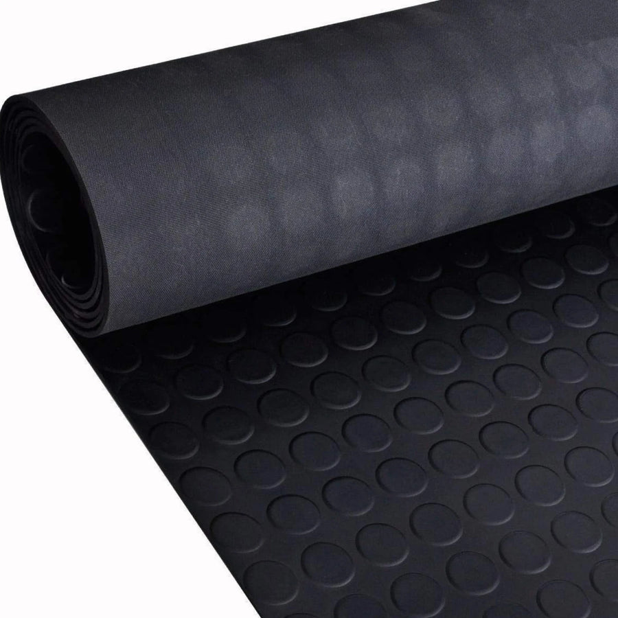 Coin Rubber Roll Flooring Matting | 3mm Thick | 1.2m Wide | Up to 15m Length