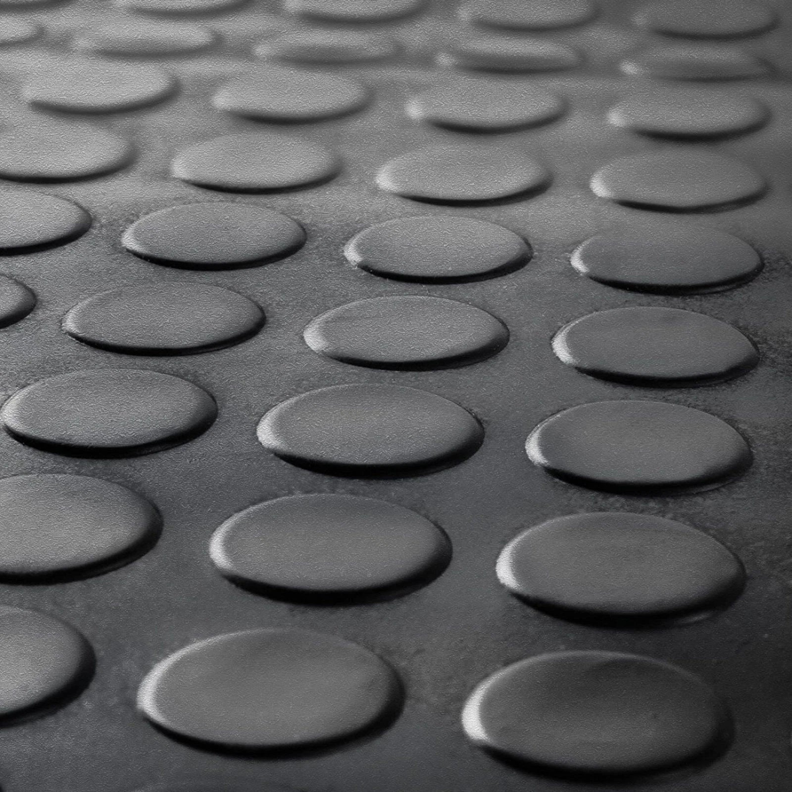 Coin Rubber Roll Flooring Matting | 3mm Thick | 1.2m Wide | Up to 15m Length