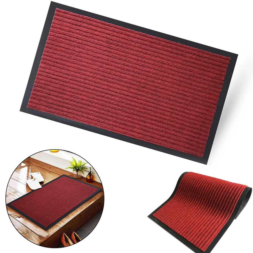 Heavy Duty Rubber Door Mat PVC Edge Entrance Barrier Hard Wearing Dust Mat