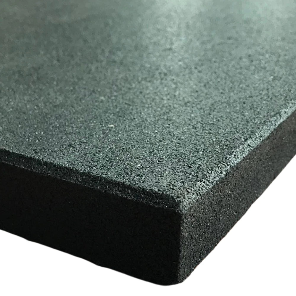 Rubber Heavy Duty Gym Mat Floor Tiles Treadmill Non-Slip Noise Reduction 1M x 1M