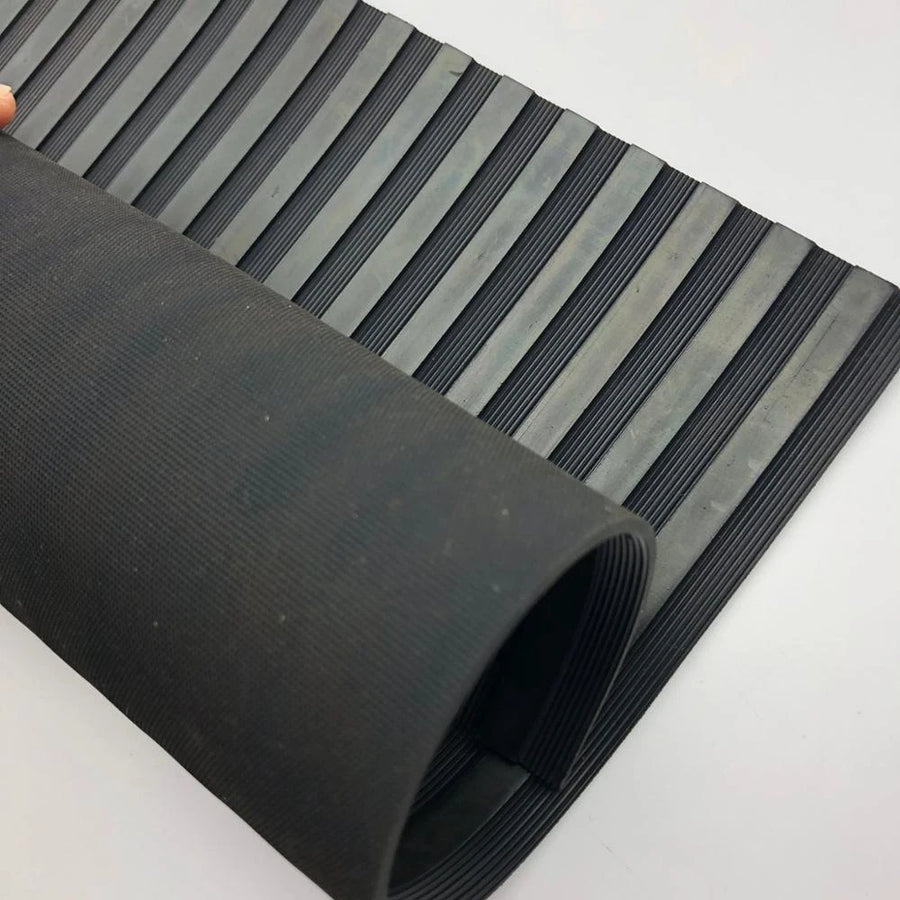 Decking anti slip/ Rubber Flooring Mat Heavy Duty strip design 1.2M wide 3mm