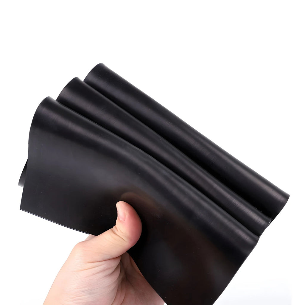 Solid Black Rubber Gasket Sheet - Various Sizes Thickness 1~30mm Length 50~400mm