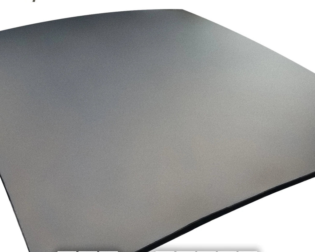 1.8 x 1.2M Heavy Duty Commercial Quality 12mm Smooth Black Rubber Gym Floor Mat
