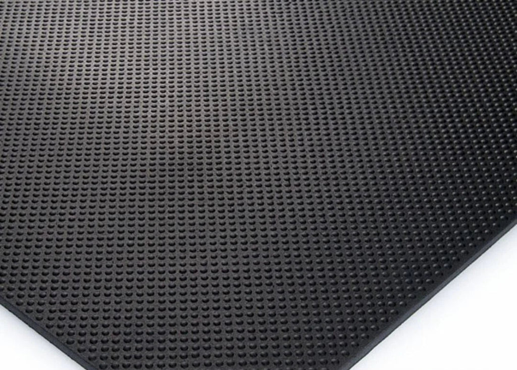 Gym Rubber Flooring mat, Bubble design, 6ftx4ftx12mm, Heavy Duty Large, 25kg