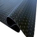 1 Bar Checker Rubber Flooring Roll for Work Shop Gym Van Garage Floor Office