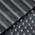 Gym Rubber Flooring mat, Bubble design, 6ftx4ftx12mm, Heavy Duty Large, 25kg