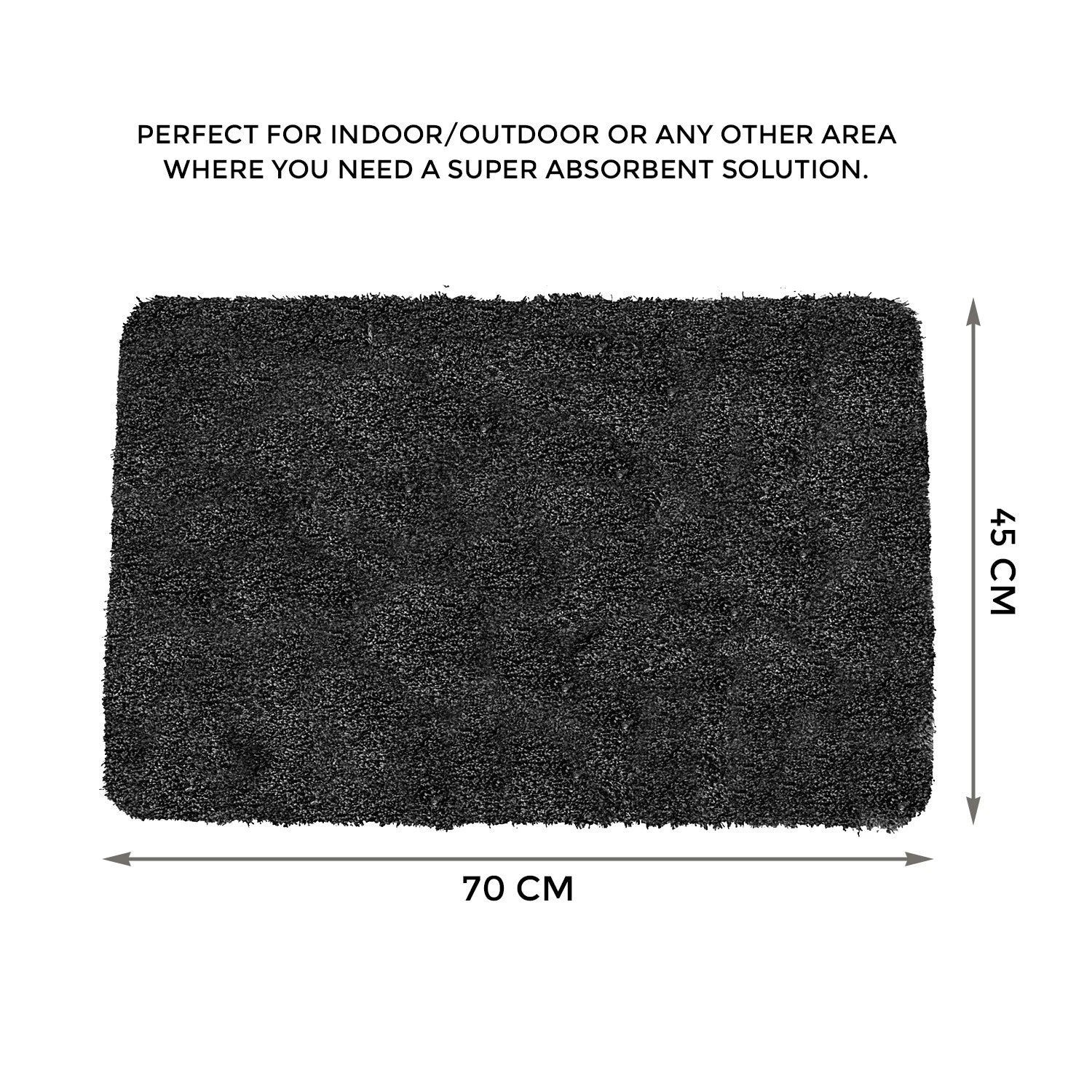 Heavy Duty Rubber Door Mat PVC Edge Entrance Barrier Hard Wearing Dust Mat