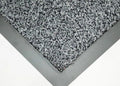 "Black & White Cotton Entrance Mat – PVC Backed" for Office and Home