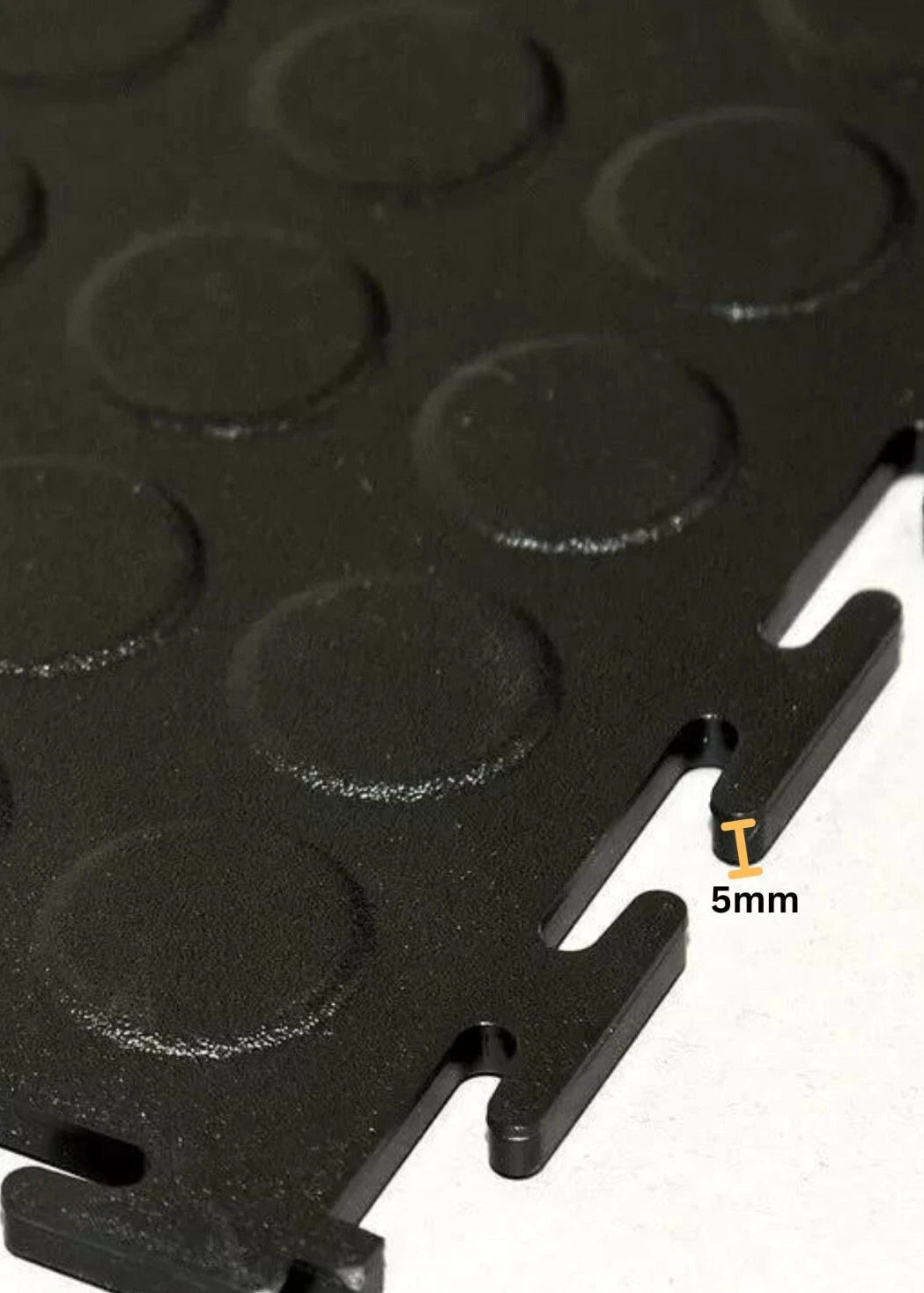 Interlocking Garage Flooring Tiles Heavy Duty 5mm thick workshop floor pvc gym