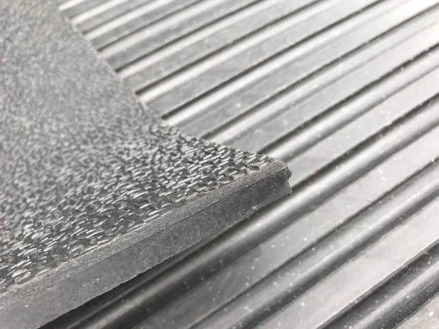 Rubber Commercial Flooring 12mm(6x4) Foot Amoeba Top Design/Multipurpose Use