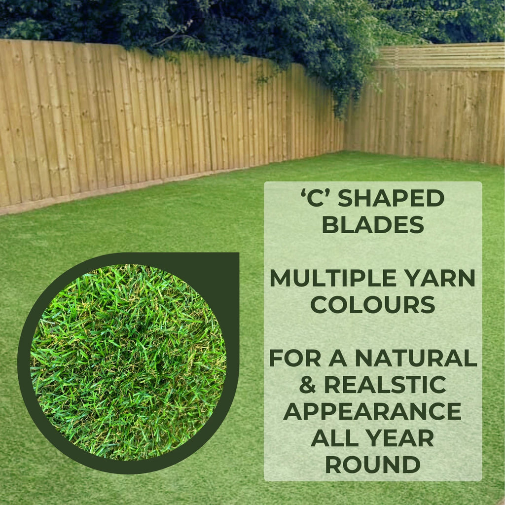 Artificial Grass Astro Turf 40mm 35mm 30mm 20mm 7mm Quality Fake Lawn 6 Widths