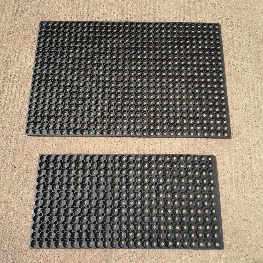 Door Mat Heavy Duty Rubber Non-Slip Weatherproof Entrance Safety Mats | 6 Sizes