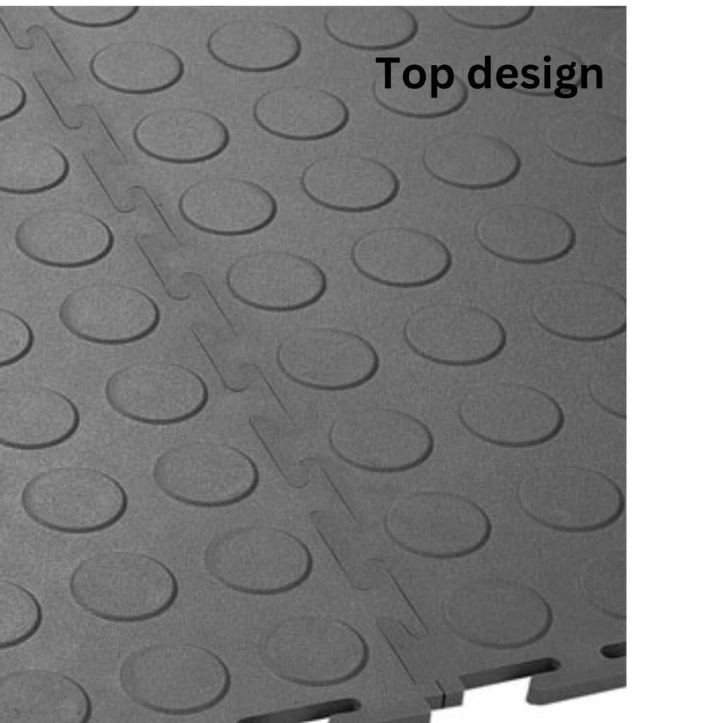 Interlocking Garage Flooring Tiles Heavy Duty 5mm thick workshop floor pvc gym