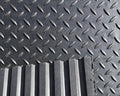 Rubber Floor Gym mats Commercial Flooring 12mm x6f x 4ft Checker Top Design